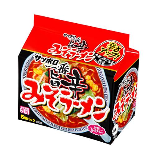 サンヨー食品 サッポロ一番 みそラーメン 旨辛 (5個パック)×6個｜ever-shop