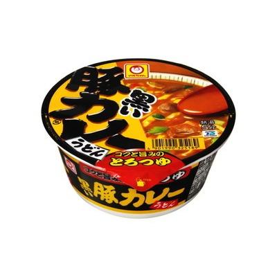 東洋水産 マルちゃん 黒い豚カレーうどん 87g×12個 (爆買) : 紀州