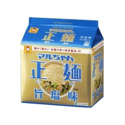 東洋水産 マルちゃん正麺 旨塩味 5食入×6個 (爆買) : 紀州和歌山