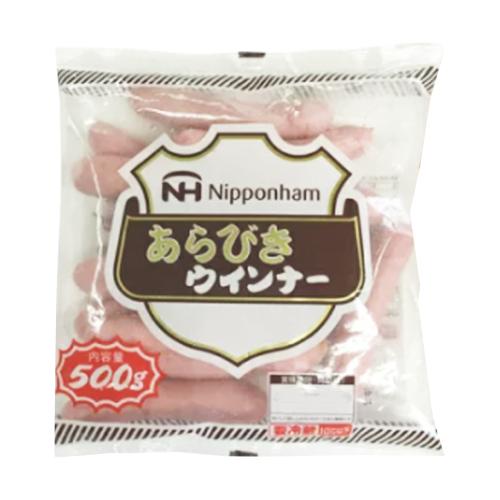 日本ハム　あらびきウインナー500ｇ×10個『冷蔵商品』