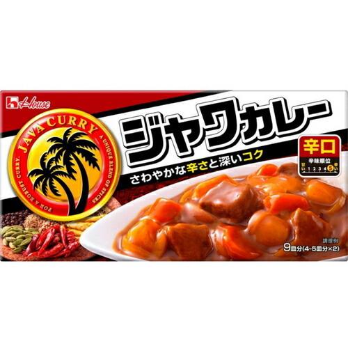 ハウス食品 ジャワカレー辛口１８５ｇ×60個