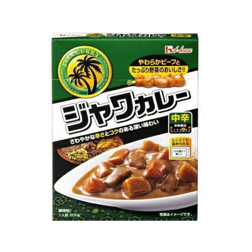 ハウス食品 ジャワカレー 中辛 ２００ｇ×30個 ハウス食品 レトルト ジャワカレー 中辛 200g×30個入｜ 送料無料 一般