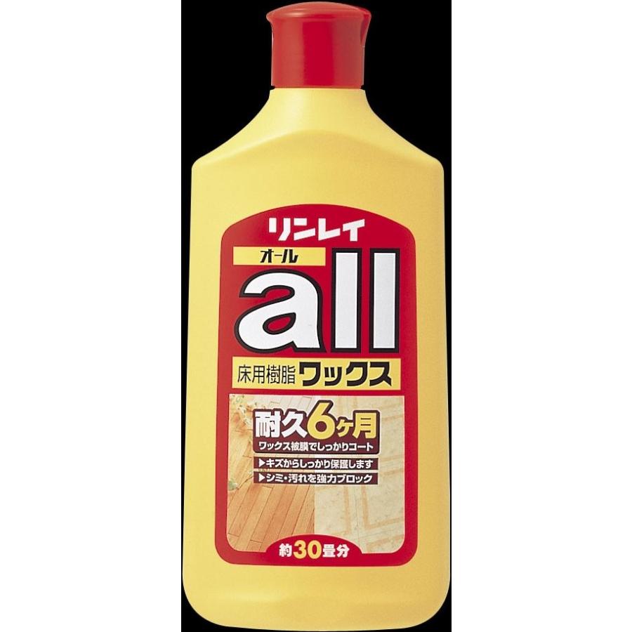 リンレイ 床ワックス オール 500ML×12個 (住居用洗剤)(お掃除 