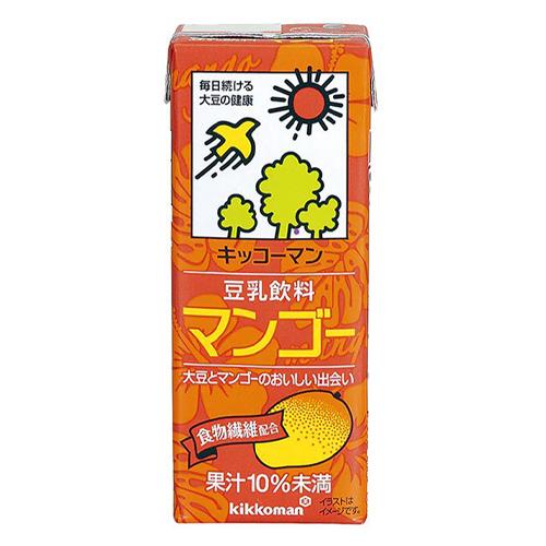 キッコーマン 豆乳飲料 マンゴー 200ml×18個｜ever-shop