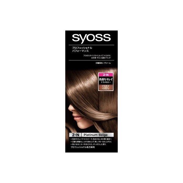 Ｓヘンケル ＳＹＯＳＳ　ヘアカラー　クリーム　２ＮプラチナＢＥ 1組×36個   【送料無料】 Sヘンケル SYOSS ヘアカラー クリーム 2NプラチナBE 1組×36