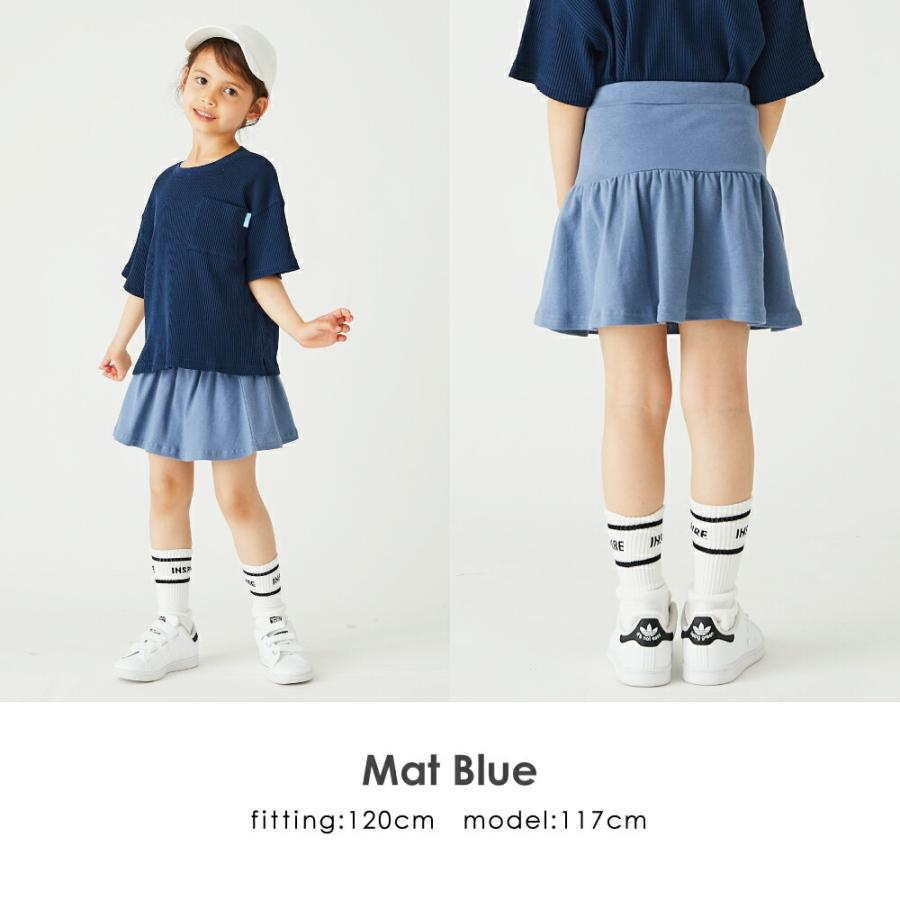 子供服 スカッツ 1分丈 無地 キッズ 女の子 ベビー 子供 子ども こども キッズ服 女児 夏 夏服 夏物 スカート スパッツ レギンス付きスカート｜evercloset｜25