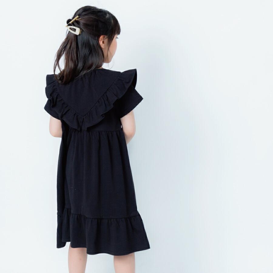 子供服 ワンピース フリルワンピース 半袖 フリル evercloset エバクロ 女の子 キッズ キッズ服 ワンピース フリル 90 100 110 120 130 140 春夏｜evercloset｜11