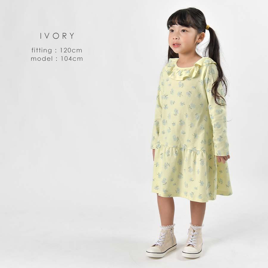 ever closet（エバークローゼット） 子供服 長袖 衿ワンピース 女の子