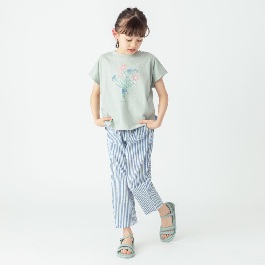 ever closet（エバークローゼット） 子ども服 花プリント Tシャツ