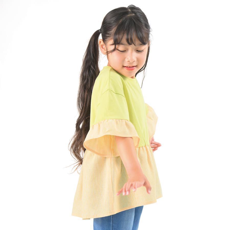 子供服 ふんわり揺れるフレア袖トップス 子ども服 こども服 キッズ トップス 半袖 女の子 90 100 110 120 130 140 ever closet エバクロ 春夏｜evercloset｜10