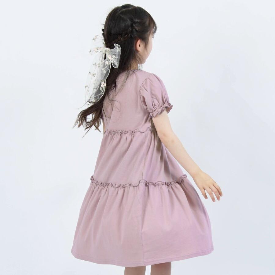 子供服 ダンドール ワンピース 女の子 キッズ  子ども服 こども服 ワンピース スカート 半袖 90 100 110 120 130 140 evercloset エバクロ 春夏｜evercloset｜14