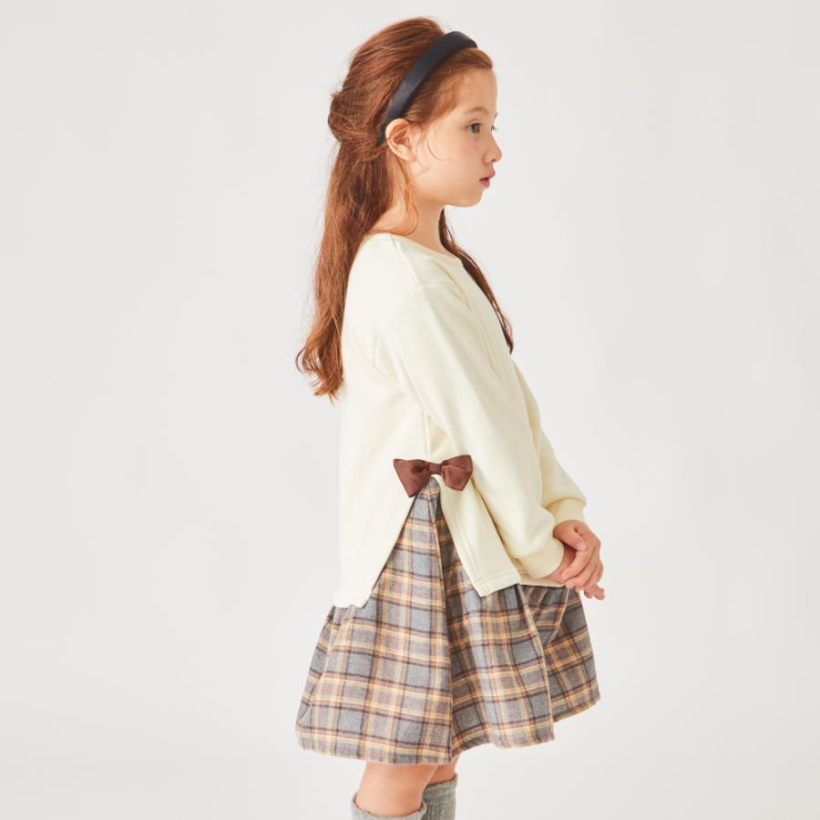 ever closet（エバークローゼット） 子ども服 裏起毛 ワンピース