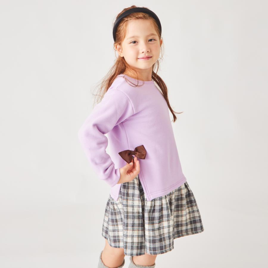 ever closet（エバークローゼット） 子ども服 裏起毛 ワンピース