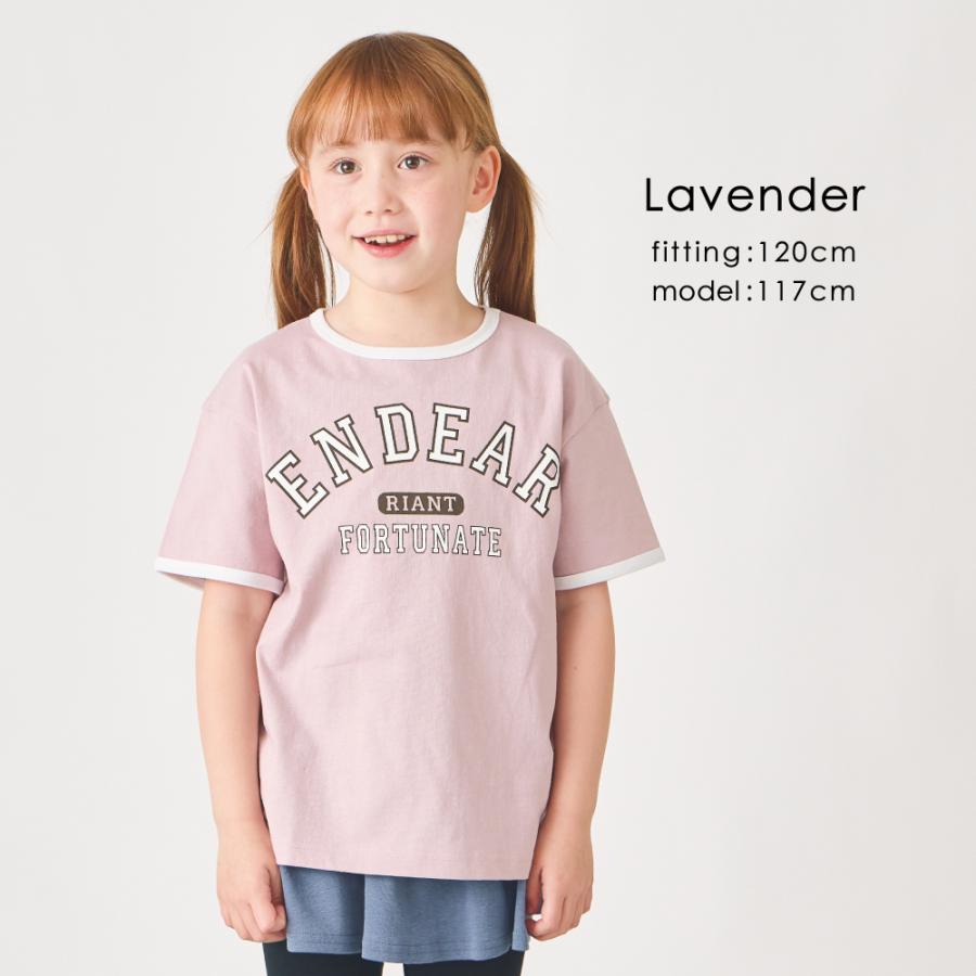 ever closet（エバークローゼット） 子ども服 カレッジ ロゴ 半袖 T