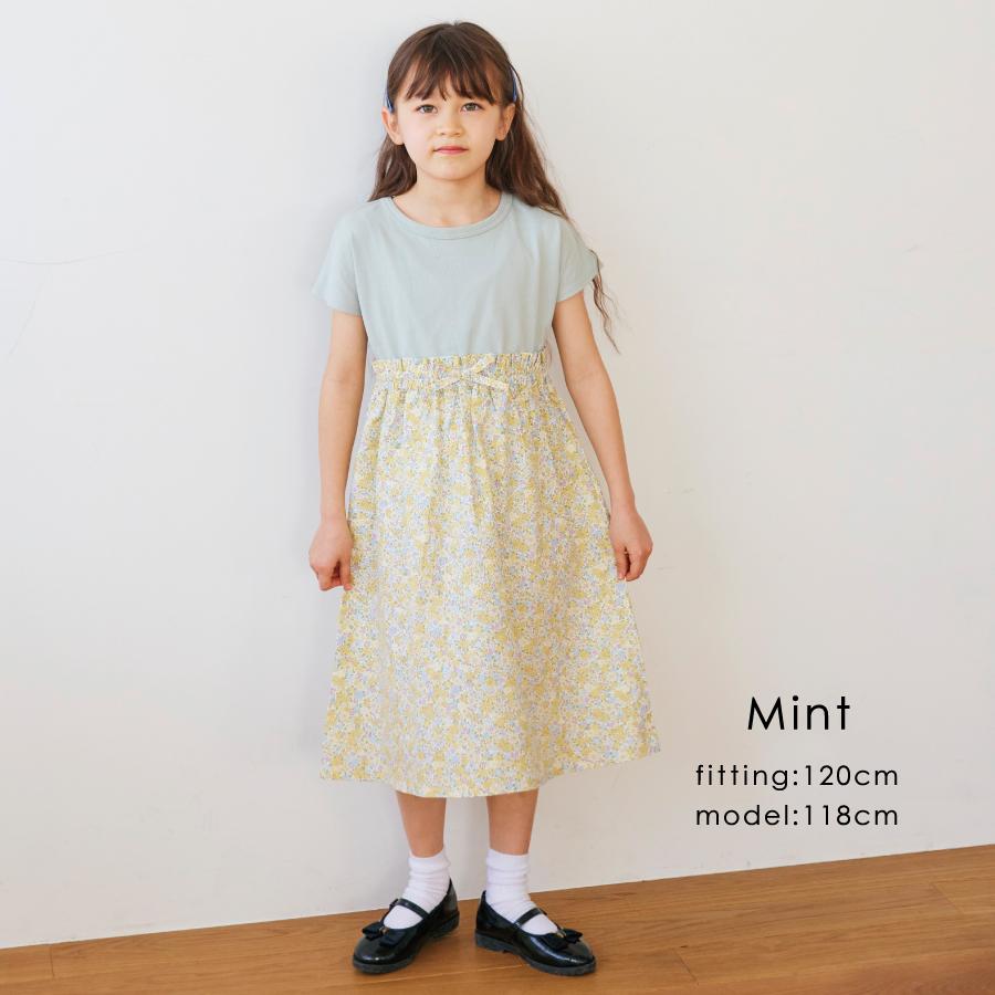 子供服 ワンピース 半袖 ドッキング キッズ ベビー 女の子 ガールズ 子供 子ども こども キッズ服 おしゃれ かわいい 夏 夏服 夏物｜evercloset｜22