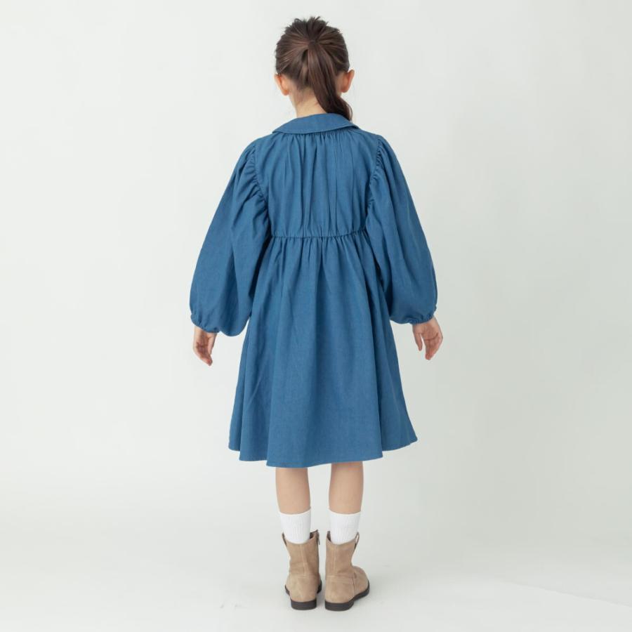 子ども服 ワンピース ベビー キッズ マタニティ デニム 5分袖 春 90 100 110 120 130 140 | ever closet | 11