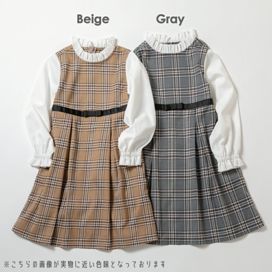 ever closet（エバークローゼット） 子供服 ワンピース チェック 卒業