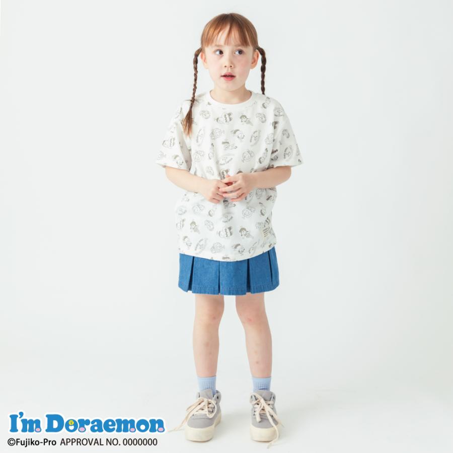 ever closet Tシャツ 子供服 アイムドラえもん 総柄 半袖 キッズ 