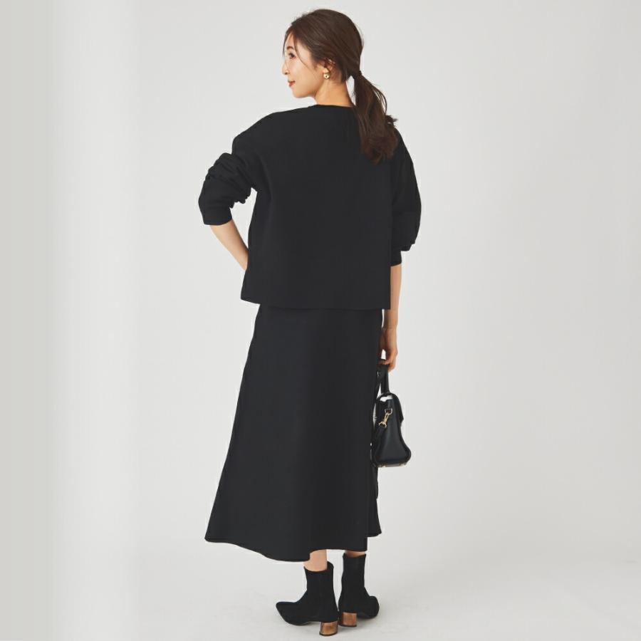 レディースファッション フォーマル ニット セットアップ 長袖