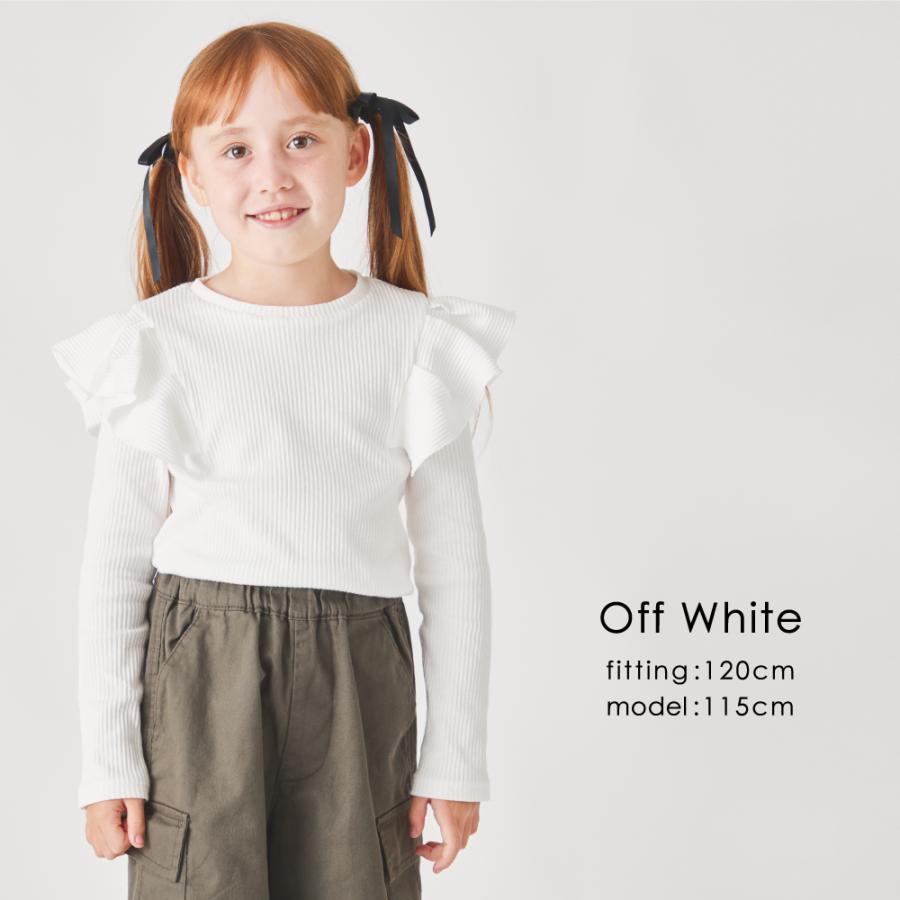 ever closet（エバークローゼット） 子ども服 フリルリブ Tシャツ