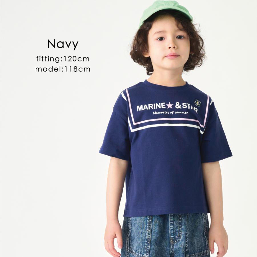 ever closet（エバークローゼット） 子ども服 マリン風 Tシャツ ベビー
