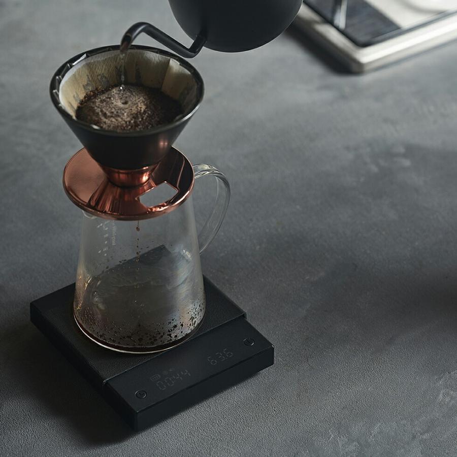 0.1g単位 ドリップスケール デジタルスケール ビースティーコーヒー アマダナ コーヒースケール ブラックレザー　Beasty Coffee by amadana COFFEE SCALE | amadana | 01