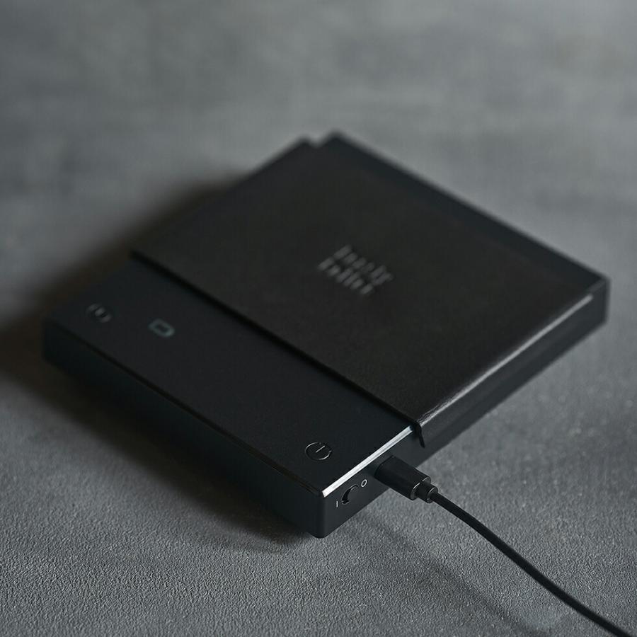 0.1g単位 ドリップスケール デジタルスケール ビースティーコーヒー アマダナ コーヒースケール ブラックレザー　Beasty Coffee by amadana COFFEE SCALE | amadana | 04