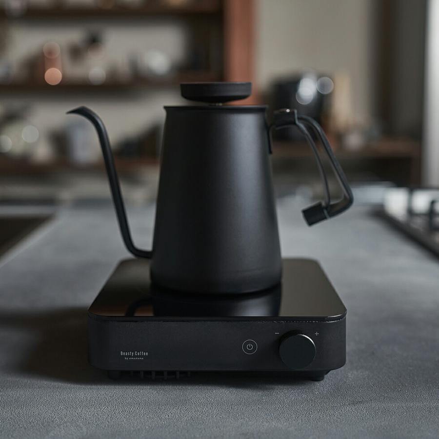ihヒーター 卓上 コンパクト ビースティーコーヒー アマダナ IHプレート Beasty Coffee by amadana IH PLATE キッチン カフェ コーヒー 珈琲 ブラック 黒 キッ… | amadana | 04