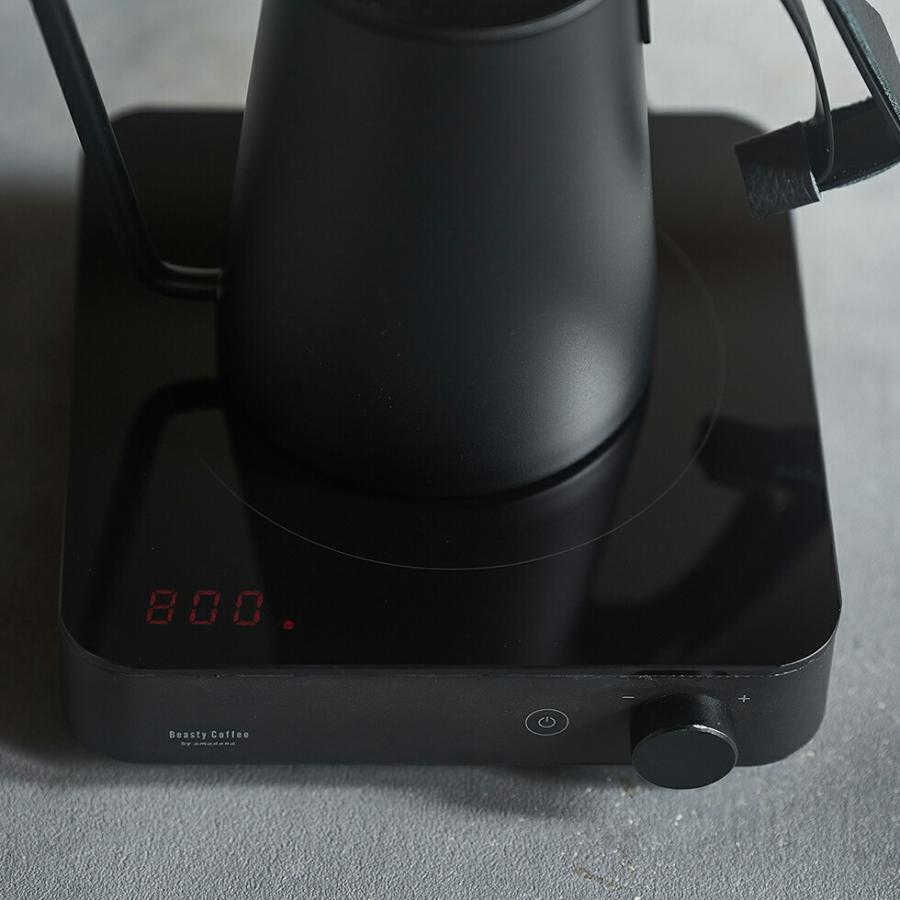 ihヒーター 卓上 コンパクト ビースティーコーヒー アマダナ IHプレート Beasty Coffee by amadana IH PLATE キッチン カフェ コーヒー 珈琲 ブラック 黒 キッ… | amadana | 05