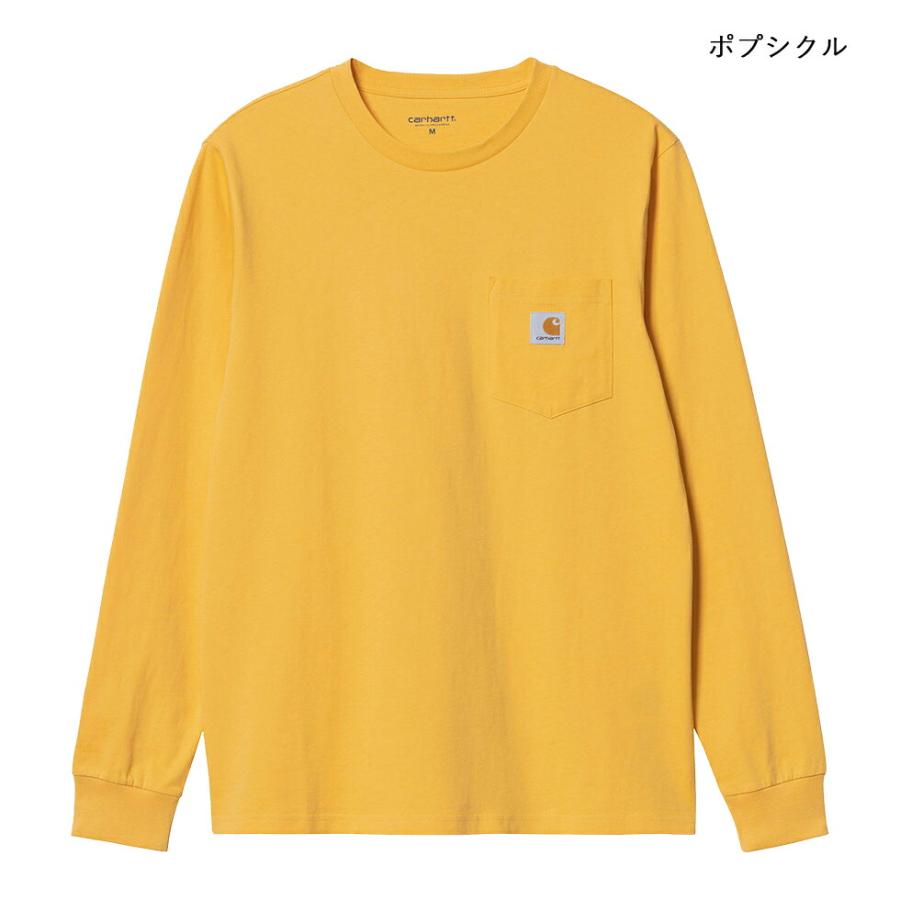 国内正規品 carhartt wip カーハート ダブリューアイピー L/S POCKET T-SHIRT i022094 ロングスリーブ ポケット Tシャツ 新作 2022 ストリート アウトドア キ… | Carhartt | 10