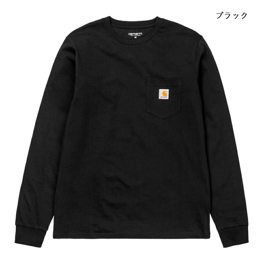 国内正規品 carhartt wip カーハート ダブリューアイピー L/S POCKET T-SHIRT i022094 ロングスリーブ ポケット Tシャツ 新作 2022 ストリート アウトドア キ… | Carhartt | 02
