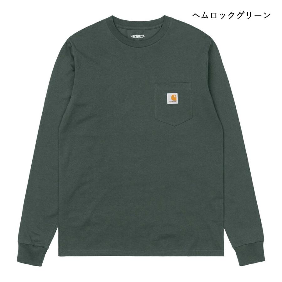 国内正規品 carhartt wip カーハート ダブリューアイピー L/S POCKET T-SHIRT i022094 ロングスリーブ ポケット Tシャツ 新作 2022 ストリート アウトドア キ… | Carhartt | 03
