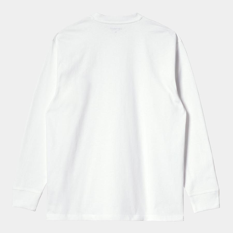 国内正規品 carhartt wip カーハート ダブリューアイピー L/S AMERICAN SCRIPT T-SHIRT ロングスリーブ アメリカンスクリプト Tシャツ 新作 2022 ストリート … | Carhartt | 02