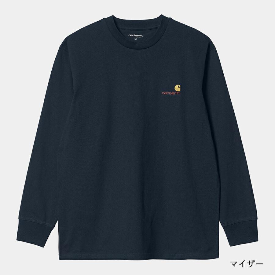 国内正規品 carhartt wip カーハート ダブリューアイピー L/S AMERICAN SCRIPT T-SHIRT ロングスリーブ アメリカンスクリプト Tシャツ 新作 2022 ストリート … | Carhartt | 07