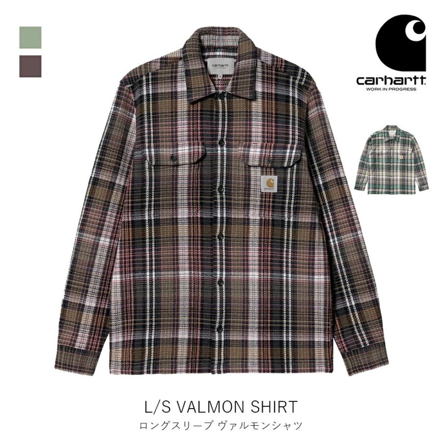 国内正規品 Carhartt WIP カーハートダブリューアイピー L/S VALMON SHIRT ヴァルモン シャツ 新作 2023 ストリート アウトドア キャンプ ギフト メンズ レデ… | Carhartt
