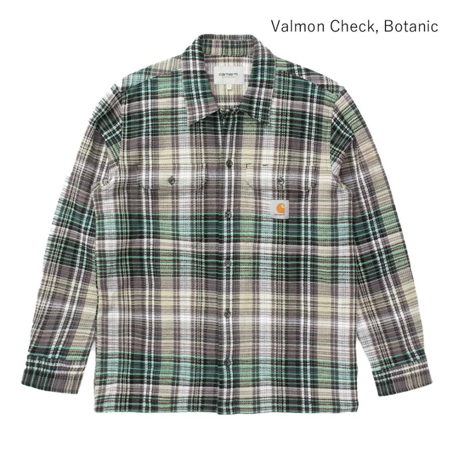 国内正規品 Carhartt WIP カーハートダブリューアイピー L/S VALMON SHIRT ヴァルモン シャツ 新作 2023 ストリート アウトドア キャンプ ギフト メンズ レデ… | Carhartt | 03