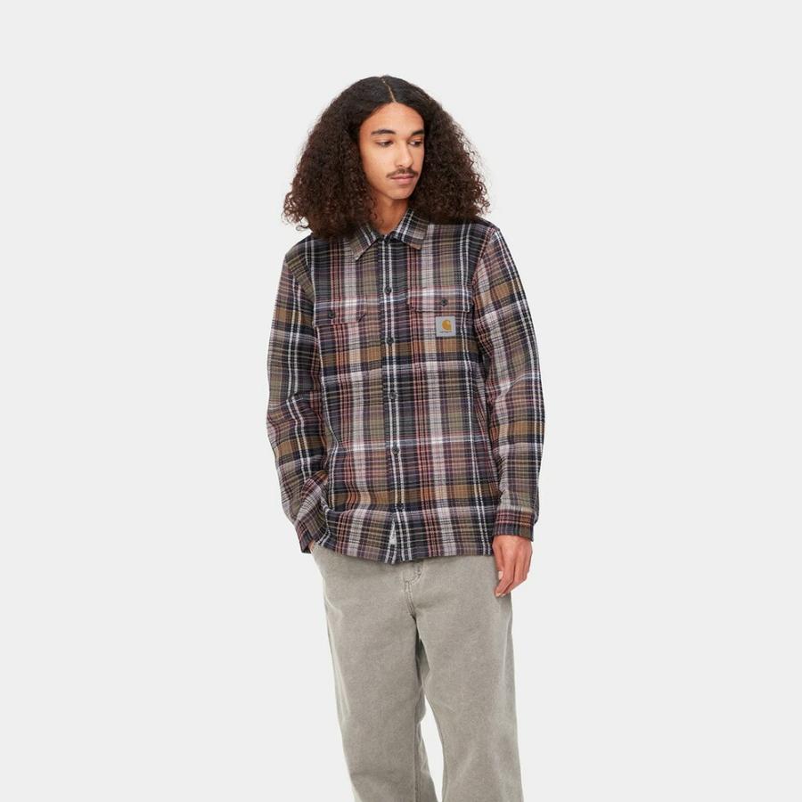 国内正規品 Carhartt WIP カーハートダブリューアイピー L/S VALMON SHIRT ヴァルモン シャツ 新作 2023 ストリート アウトドア キャンプ ギフト メンズ レデ… | Carhartt | 07