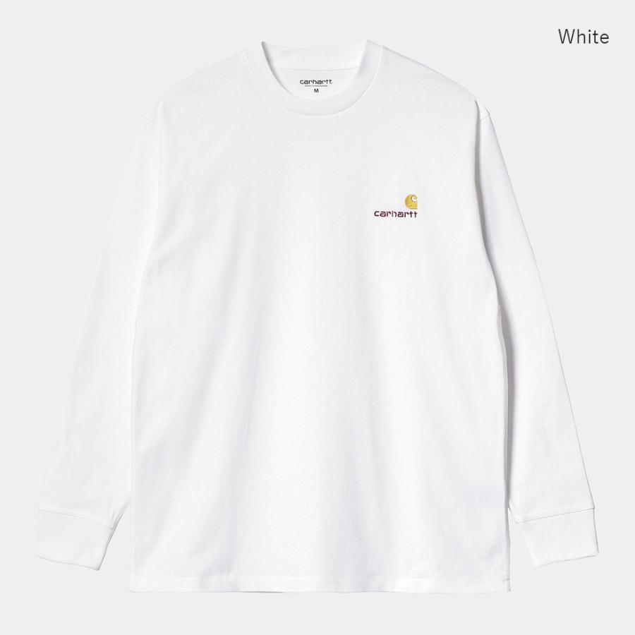 国内正規品 Carhartt WIP カーハート ダブリュー アイピー L/S AMERICAN SCRIPT T-SHIRT ロング スリーブ アメリカン スクリプト Tシャツ 新作 2023 ストリー… | Carhartt | 01
