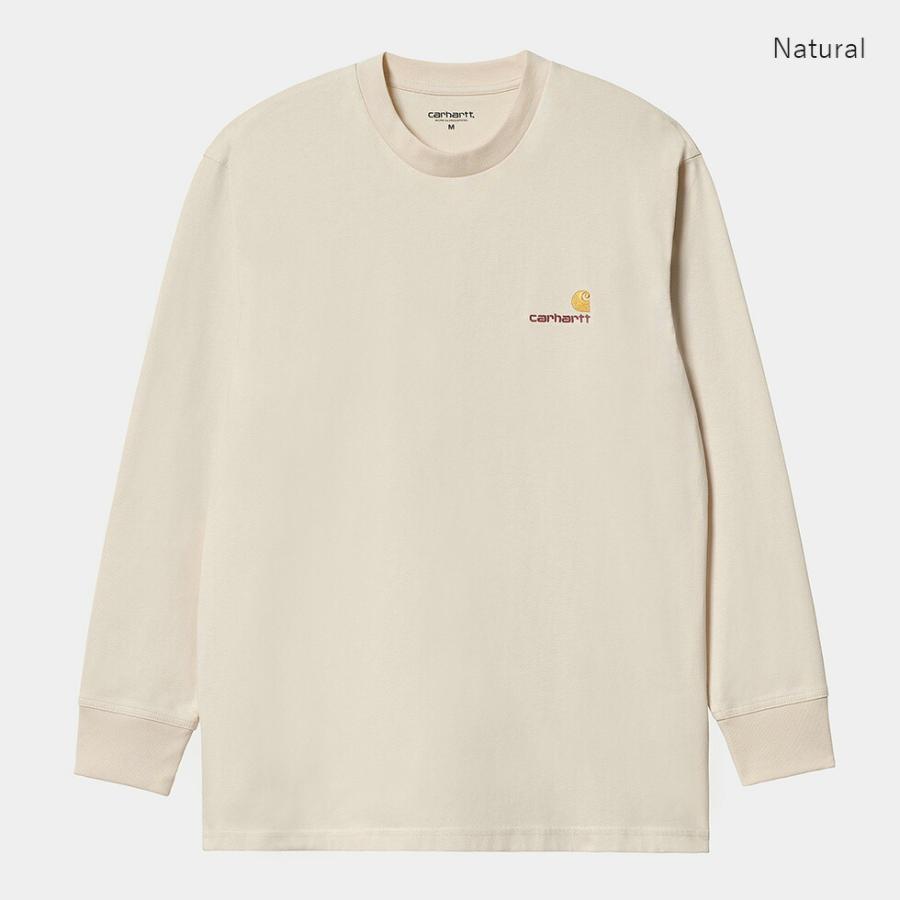 国内正規品 Carhartt WIP カーハート ダブリュー アイピー L/S AMERICAN SCRIPT T-SHIRT ロング スリーブ アメリカン スクリプト Tシャツ 新作 2023 ストリー… | Carhartt | 03