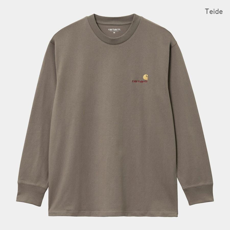 国内正規品 Carhartt WIP カーハート ダブリュー アイピー L/S AMERICAN SCRIPT T-SHIRT ロング スリーブ アメリカン スクリプト Tシャツ 新作 2023 ストリー… | Carhartt | 05