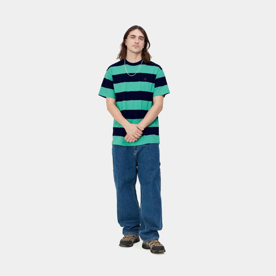 Carhartt WIP カーハート ダブリューアイピー ショート スリーブ ダンピア Tシャツ S/S DAMPIER T-SHIRT メンズ ファッション ストリート ルーズフィット スト… | Carhartt | 09