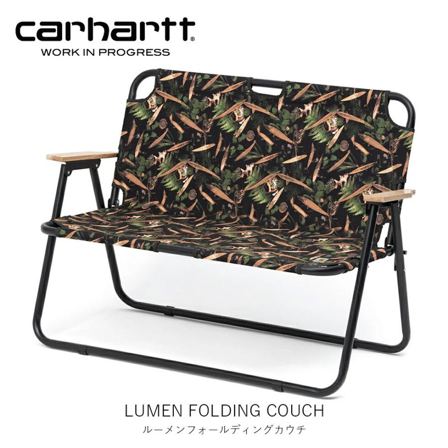 Carhartt WIP カーハートダブリューアイピー LUMEN FOLDING COUCH ルーメン フォールディング カウチ 2人用 ダックキャンバス生地 アウトドア キャンプ 椅子 I… | Carhartt