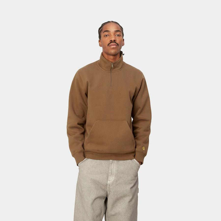 Carhartt WIP カーハートダブリューアイピー チェイスネックジップスウェットシャツ CHASE NECK ZIP SWEATSHIRT ストリート ファッション アパレル メンズ レ… | Carhartt | 17