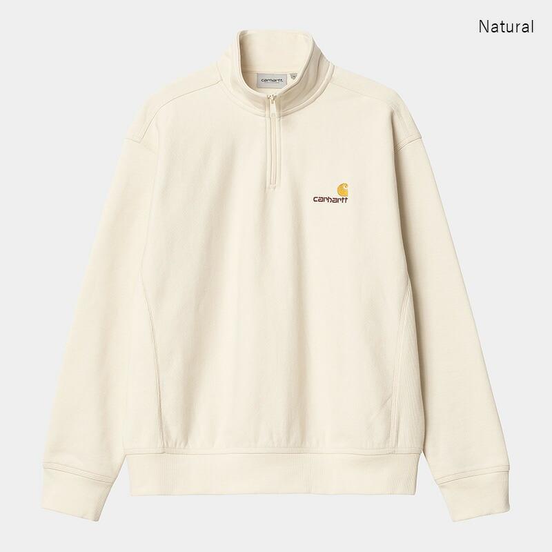 Carhartt WIP カーハートダブリューアイピー ハーフジップアメリカンスクリプトスウェットシャツ HALF ZIP AMERICAN SCRIPT SWEATSHIRT ストリート ファッショ… | Carhartt WIP | 01