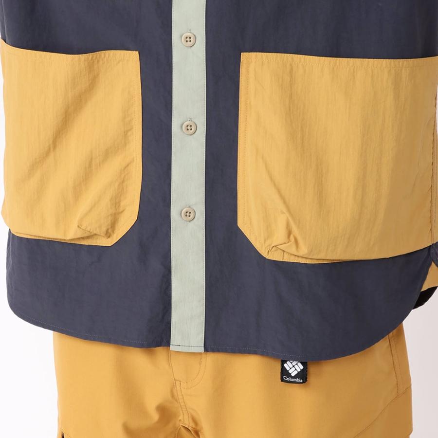 columbia コロンビア Hewson Park Long Sleeve Shirt ヒューソン パーク ロングスリーブ シャツ メンズ ウェア シャツ ポロシャツ キャンプ アパレル PM0448 … | Columbia | 14