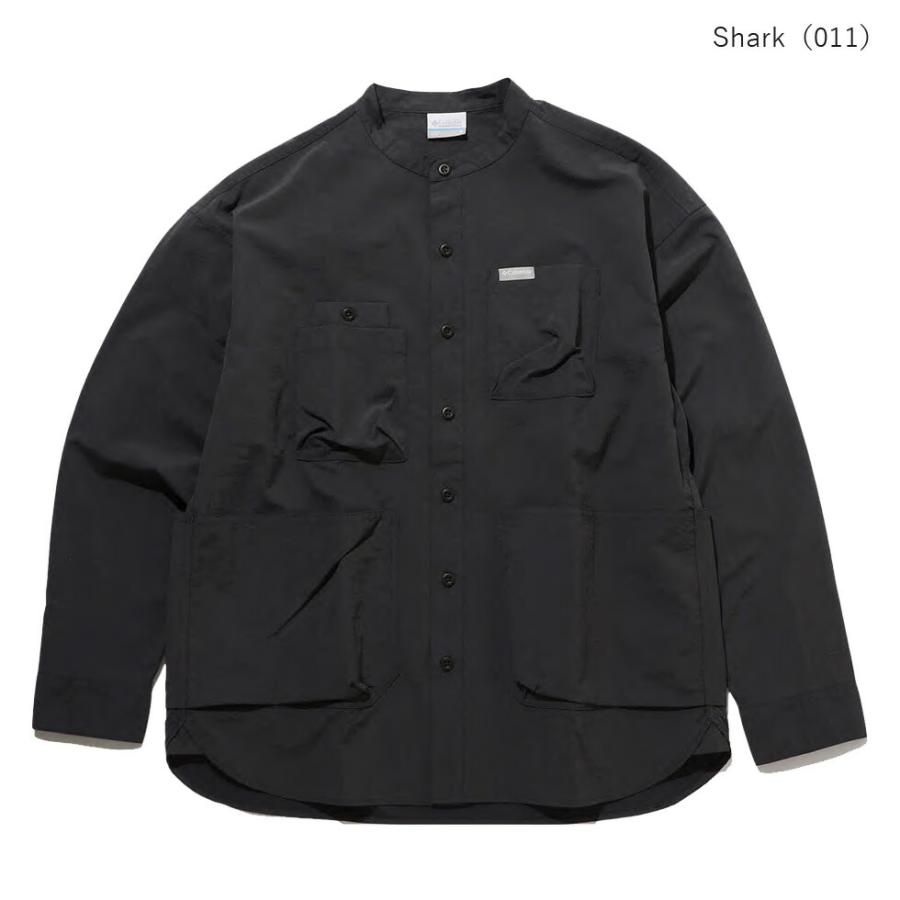 columbia コロンビア Hewson Park Long Sleeve Shirt ヒューソン パーク ロングスリーブ シャツ メンズ ウェア シャツ ポロシャツ キャンプ アパレル PM0448 … | Columbia | 01