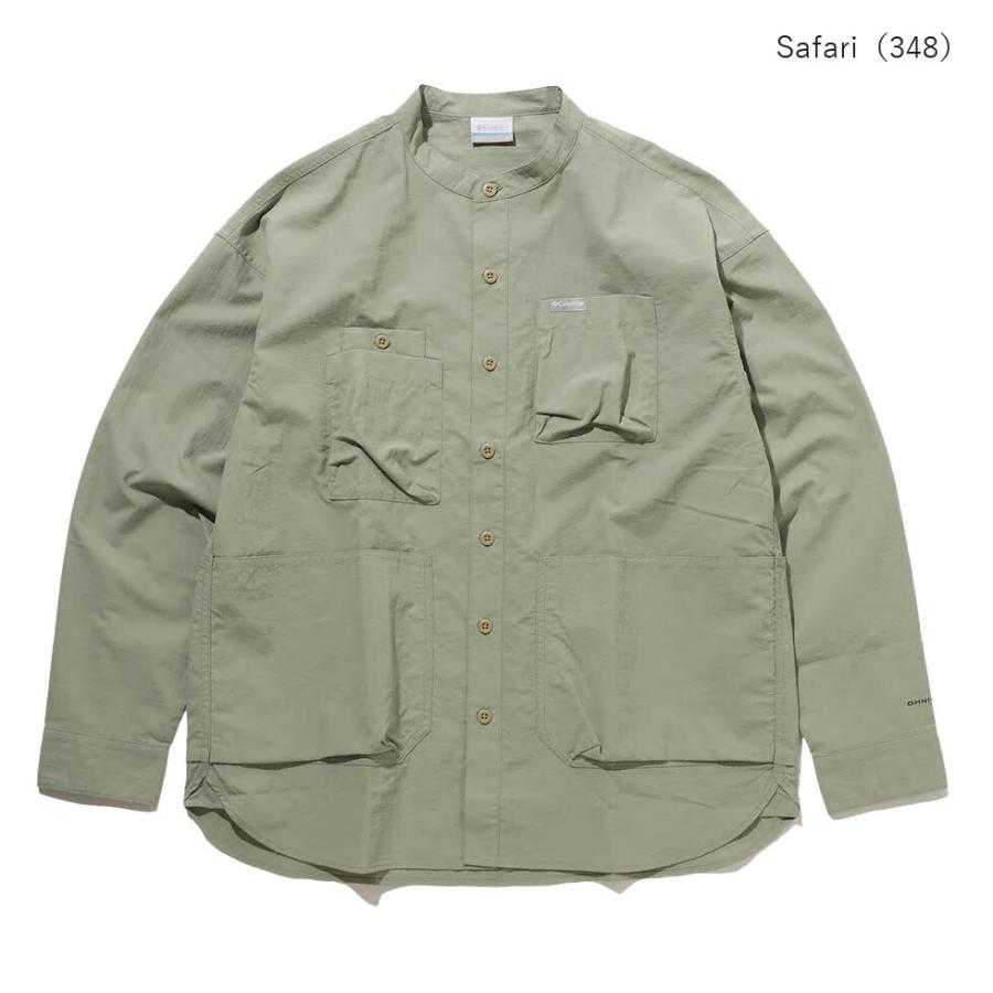 columbia コロンビア Hewson Park Long Sleeve Shirt ヒューソン パーク ロングスリーブ シャツ メンズ ウェア シャツ ポロシャツ キャンプ アパレル PM0448 … | Columbia | 02