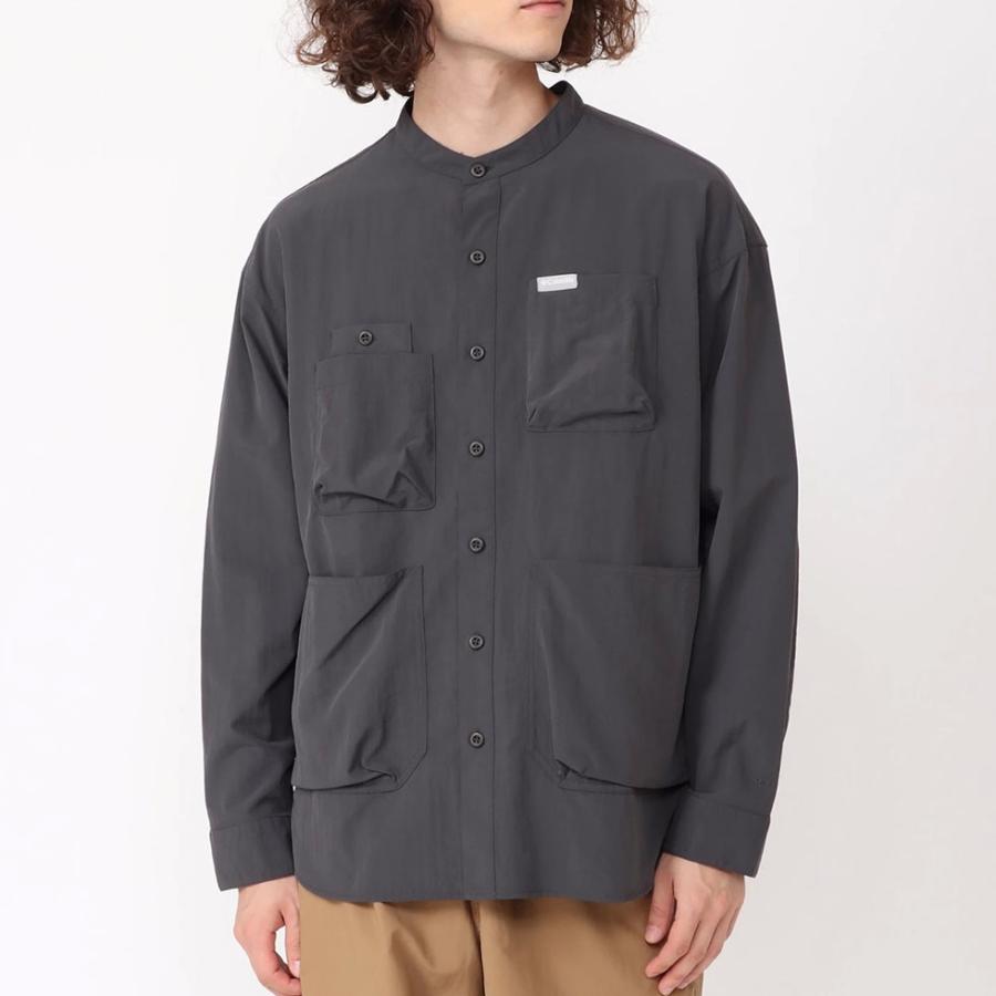 columbia コロンビア Hewson Park Long Sleeve Shirt ヒューソン パーク ロングスリーブ シャツ メンズ ウェア シャツ ポロシャツ キャンプ アパレル PM0448 … | Columbia | 03