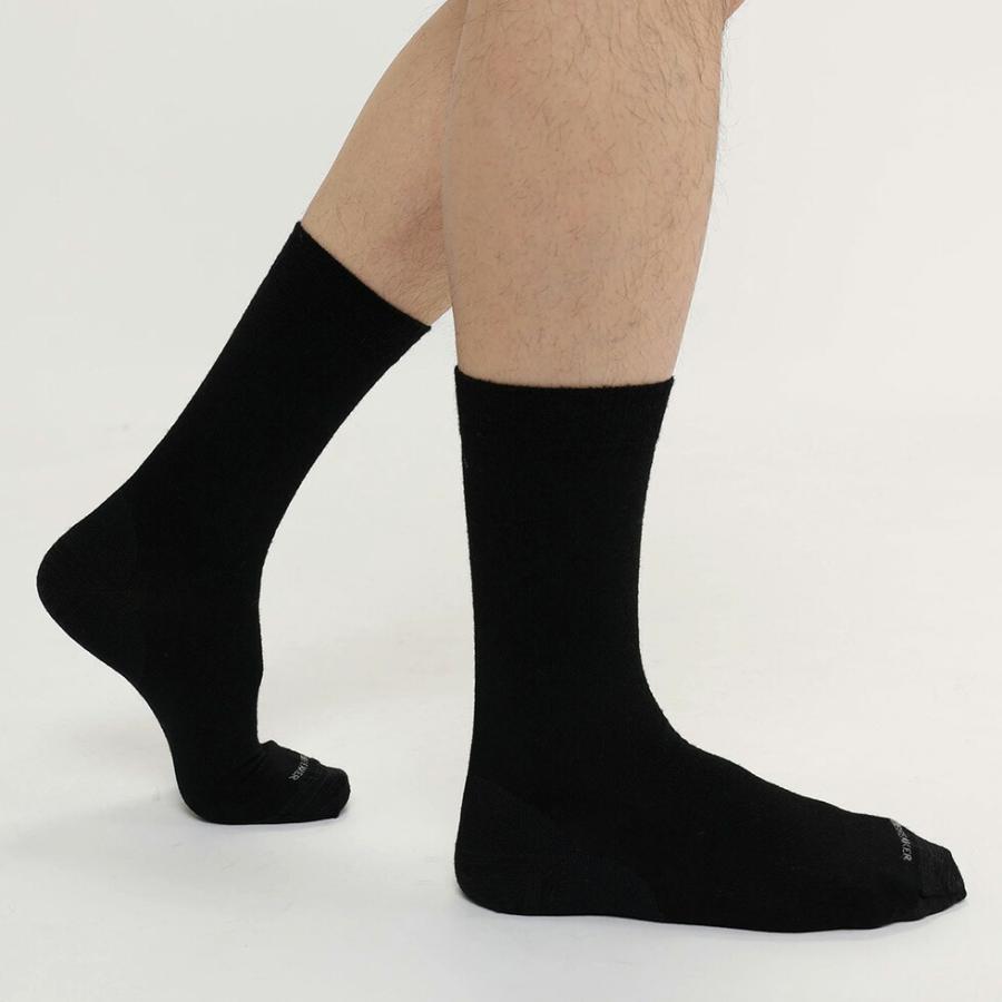 ICEBREAKER アイスブレーカー M FINE GAUGE CREW ファインゲージクルー メンズ 靴下 ソックス メリノウール ファインゲージニット 伸縮性 薄手タイプ クルー丈… | icebreaker | 03