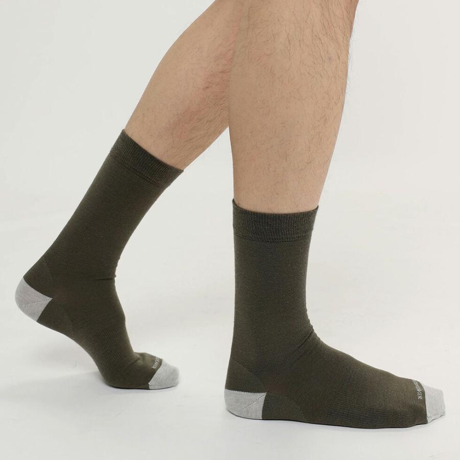 ICEBREAKER アイスブレーカー M FINE GAUGE CREW ファインゲージクルー メンズ 靴下 ソックス メリノウール ファインゲージニット 伸縮性 薄手タイプ クルー丈… | icebreaker | 04